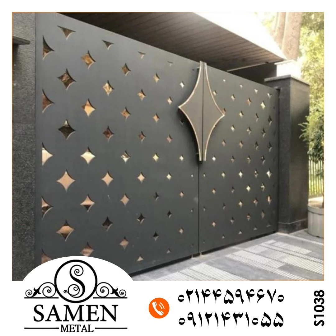 درب پارکینگ ریلی مدرن CNC